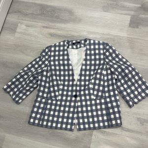 Women’s Plaid Blazer